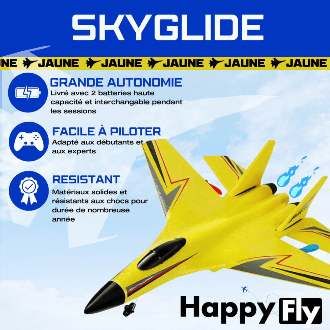 Avion Télécommandé de modélisme SkyGlide HW33™ - Happy Fly